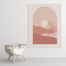 Boho moderne Wandkunst Print, Value Poster Paper