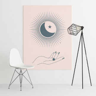 Boho moderne Wandkunst Print, Value Poster Paper