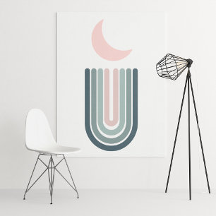 Boho moderne Wandkunst Print, Value Poster Paper