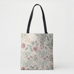 Boho Moody Botanisches Wasserfarben-Blumenmuster