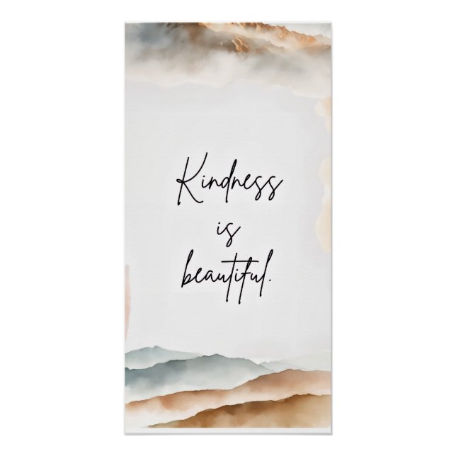 Boho-Motivationskunst  Poster (Vorderseite)