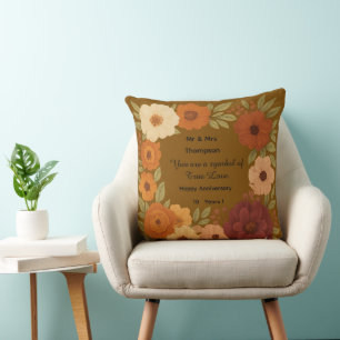 Boho-Mr-&-Mrs-Blumen-Kissen-Geschenk Kissen