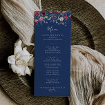 Boho Multicolor Wildblume Dinner Menükarte<br><div class="desc">Diese vielfarbige Wildblume-Dinner-Karte eignet sich perfekt für eine rustikale Hochzeit. Die bunte Auswahl an rosa,  rot,  lila,  gelb,  weiß,  violett,  rot,  bordeauxrot,  wilde Blume. Dieses Menü kann für Hochzeitsempfang,  Probe Dinner,  Brautparty oder jede Veranstaltung verwendet werden.</div>