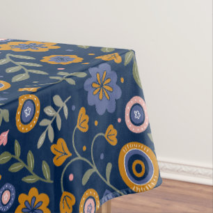 Boho muster 01.w D Blue BG Tischdecke