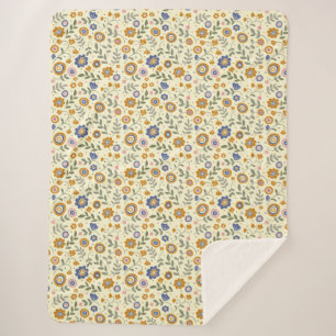 Boho muster 01.w Lyellow BG Sherpadecke