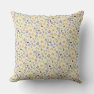 Boho muster 02.w LYellow BG Kissen
