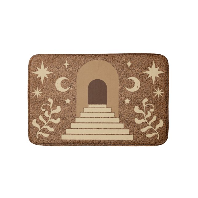 Boho-Muster  Badematte (Vorderseite)