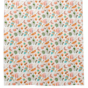 Boho Muster Duschvorhang