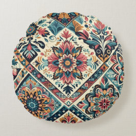 BOHO-Muster Rundes Kissen