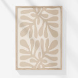 Boho Mute Beige neutrale botanische Abstrakte Kuns Poster<br><div class="desc">Verwandeln Sie Ihren Raum mit der ruhigen Eleganz des neutralen Boho Mute Beige Abstrakte Kunstplakats. Dieses raffinierte Stück zeichnet sich durch ein abstraktes botanisches Design aus, das mit einem Set aus beigefarbenen Blätter und einem weichen, beigen Hintergrund versehen ist. Das subtile Zusammenspiel der hellen und dunkelbeigen Farbtöne verleiht dem Raum...</div>