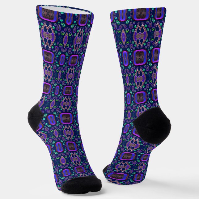 Boho My Treasure 0 Pattern Socken (Gewinkelt)