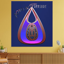 Boho My Treasure Leinwanddruck