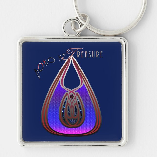 Boho My Treasure Schlüsselanhänger (Vorne)