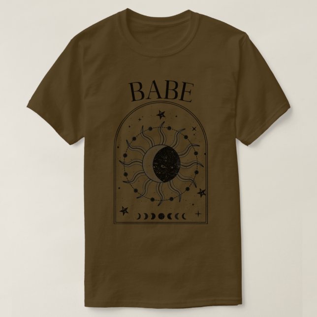 Boho Mystic Tarot Celestial Bachelorette Bride Bri T-Shirt (Design vorne)
