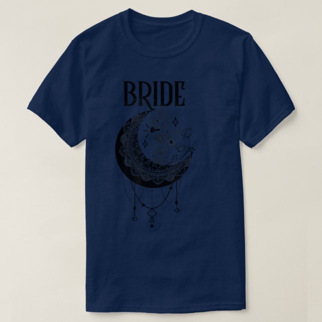 Boho Mystic Tarot Celestial Bachelorette Bride Bri T-Shirt (Design vorne)