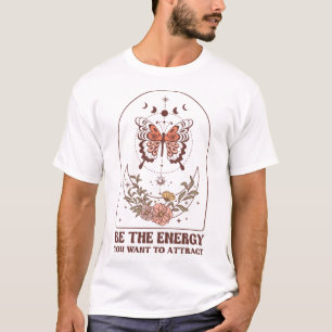 Boho Mystical Floral Butterfly T-Shirt