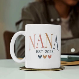 Boho Nana Tasse | Personalisiertes Großmutter-Gesc