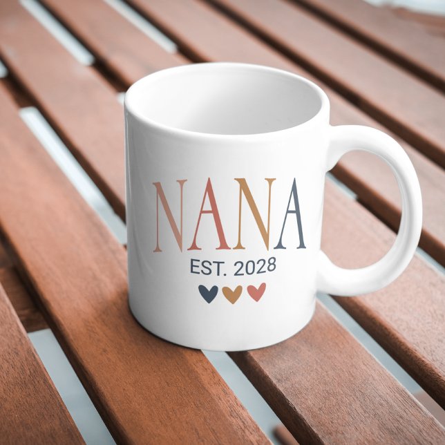 Boho Nana Tasse | Personalisiertes Großmutter-Gesc (nana mug, boho nana mug, personalized nana mug, custom nana mug, nana coffee mug, grandmother mug,)