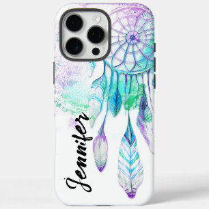 Boho Native American Dreamcatcher iPhone 16 Pro Max Hülle