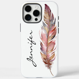 Boho Native American Feather iPhone 16 Pro Max Hülle