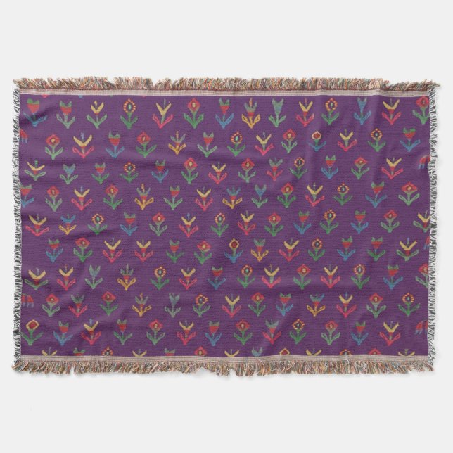 Boho Nature Inspiriert Throw Blanket Decke (Vorderseite)