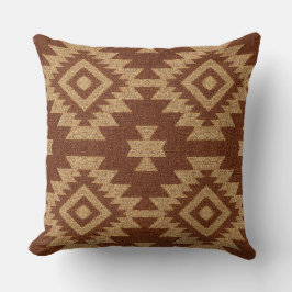 Boho Navajo Tribal Throw Pillow Kissen