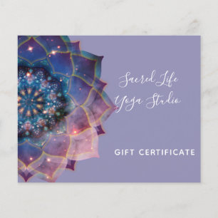 Boho-Nebel-Mandala, Mystisch Flyer