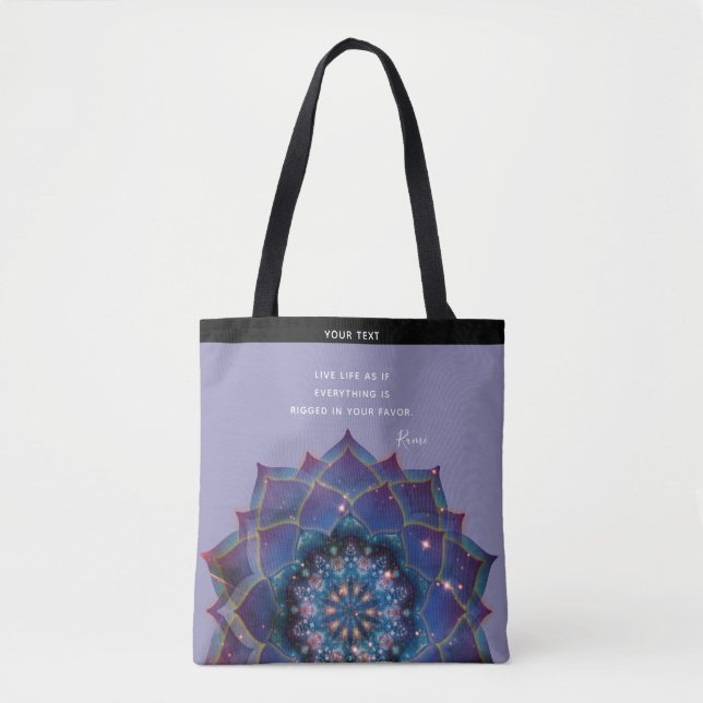 Boho Nebula Blüte | Mandala-Design (Vorderseite)