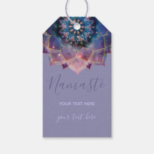 Boho Nebula Blüte   Mandala-Design Geschenkanhänger