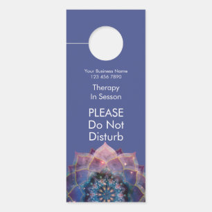 Boho Nebula Blüte Mandala-Design Türanhänger