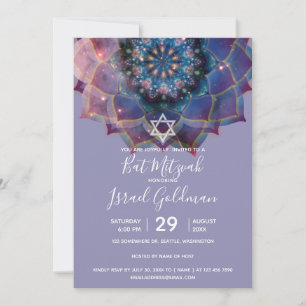 Boho Nebula Mandala Einladung