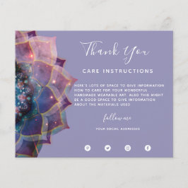 Boho Nebula Mandala, Mystik Flyer