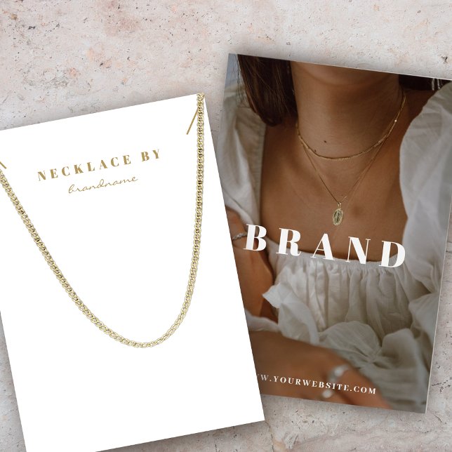 Boho Necklace Display Foto Card (Von Creator hochgeladen)