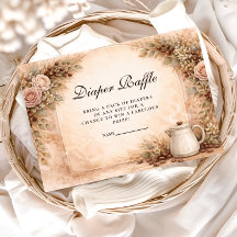 Boho Neutral A Baby Is Brewing Show Diapper Raffle