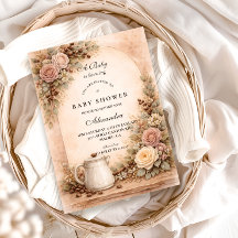 Boho Neutral A Baby Is Brewing Shower