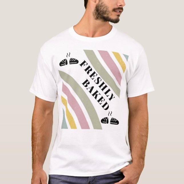 Boho Neutral	Minimale Back-T-Shirt | frisch geback T-Shirt (Vorderseite)
