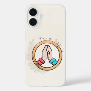 Boho Neutral Moderne Handyhülle Teamgeist iPhone 16 Hülle