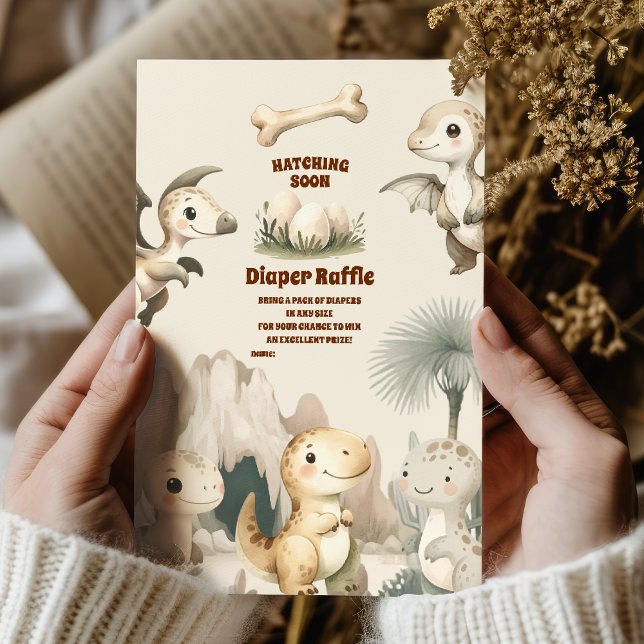 Boho Niedlich Hatching Bald Diapper Raffle Umschli Begleitkarte (Von Creator hochgeladen)