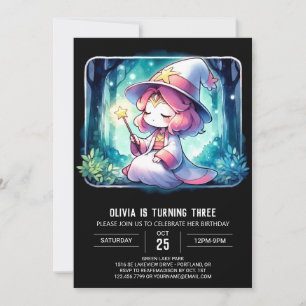 Boho Niedlich Wizard Geburtstag Einladung