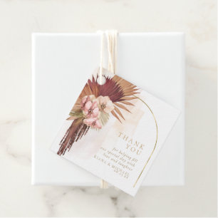 Boho-Oase Hochzeitsblumen Danke ID959 Geschenkanhänger
