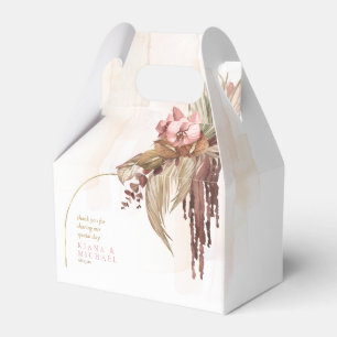 Boho-Oase Hochzeitsblumen Danke ID959 Geschenkschachtel
