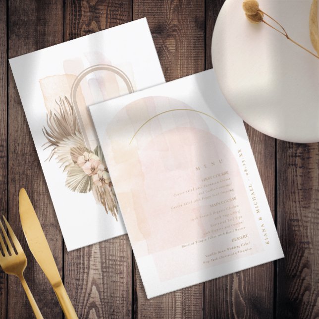 Boho-Oase-Hochzeitsmenü ID959 (Von Creator hochgeladen)