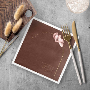 Boho-Oase-Orchideen-Bogen-Hochzeitsbegrüßung ID959 Serviette