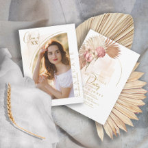 Boho Oasis Abschluss Foto Template ID965