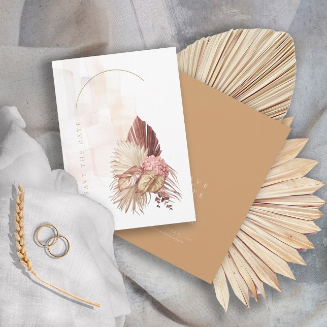 Boho Oasis Wedding ID959 Save The Date (Von Creator hochgeladen)