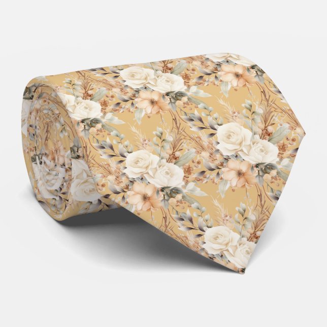 Boho Office Neck Tie | Professional and Classic Krawatte (Gerollt)