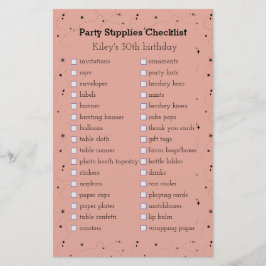 Boho Old Rosen Geburtstagsparty liefert Checkliste