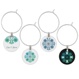 Boho Ombre Folk Glasmarker