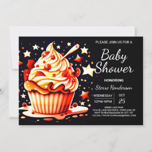 Boho Online Little Muffin Boy Baby Shower Einladung