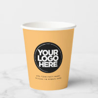 Boho Orange | Personalisiertes Logo und Text